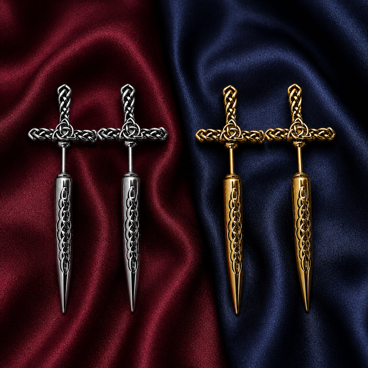 Mulan Sword Earrings