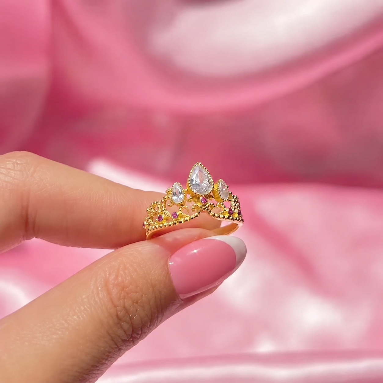 The "Rapunzel" Crown Ring