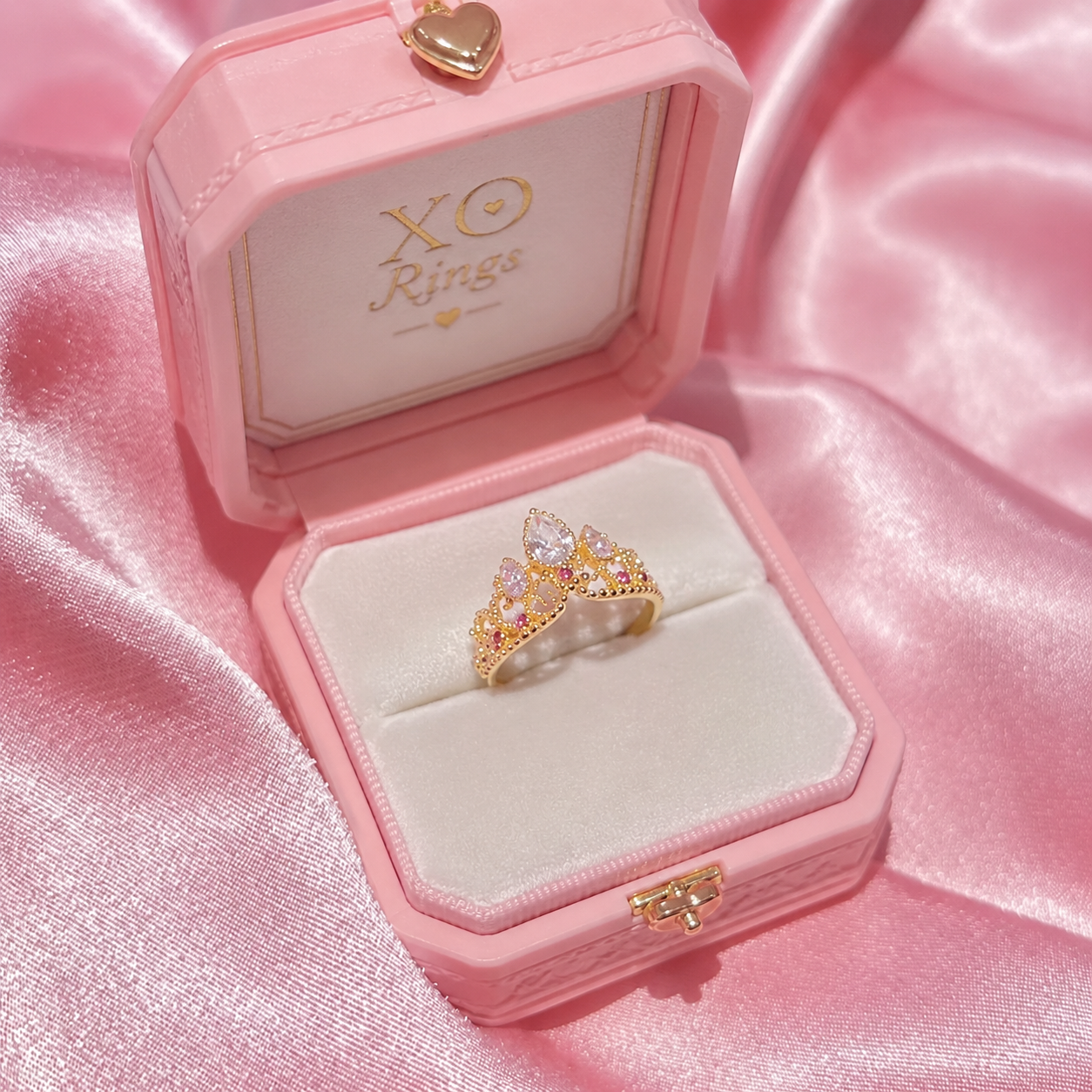 The "Rapunzel" Crown Ring