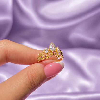 The "Rapunzel" Crown Ring