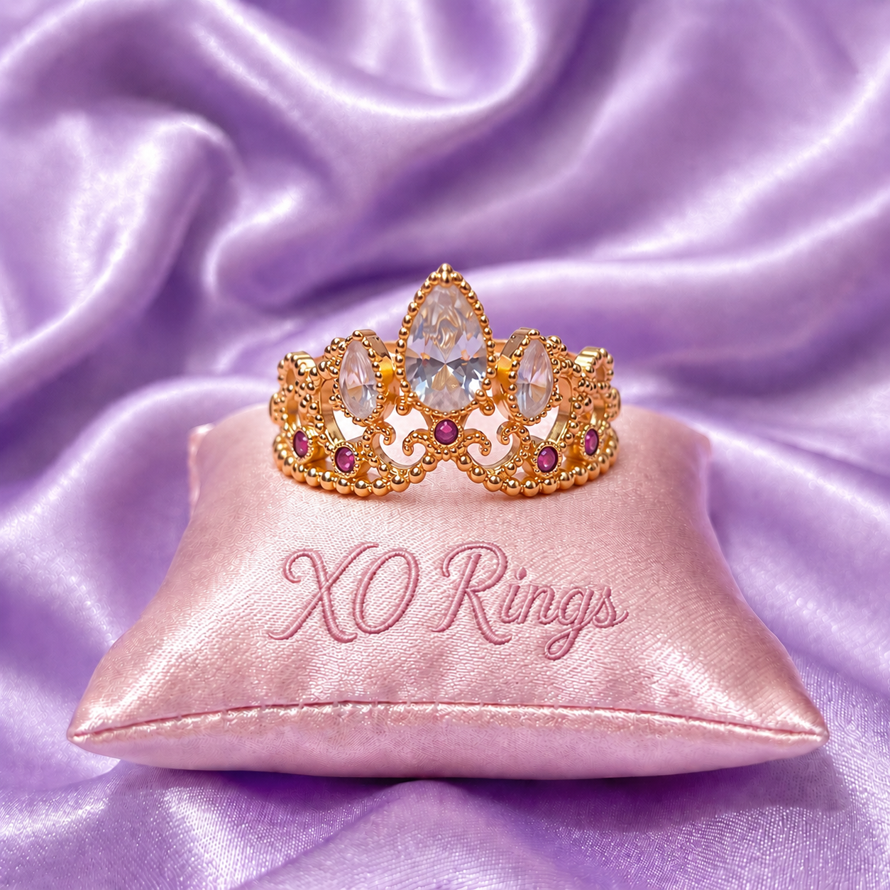 The "Rapunzel" Crown Ring