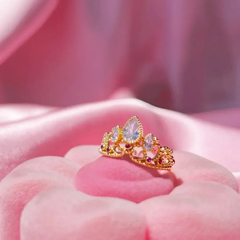 The "Rapunzel" Crown Ring