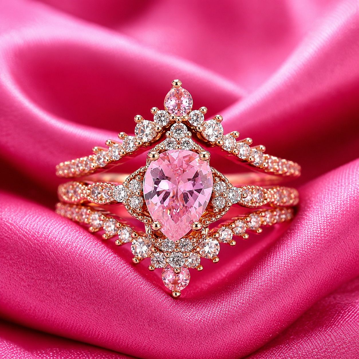 The "Aurora" Crown Ring