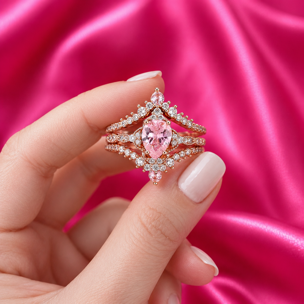 The "Aurora" Crown Ring