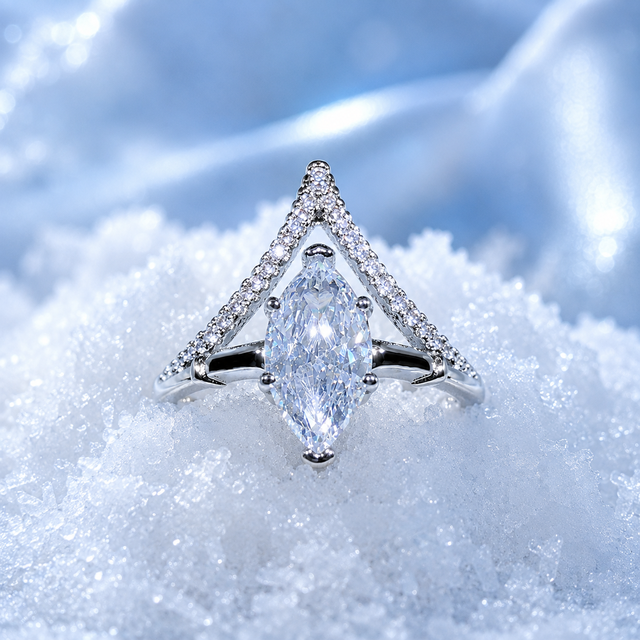 The "Elsa" Crown Ring