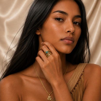 The "Pocahontas" Feather Ring