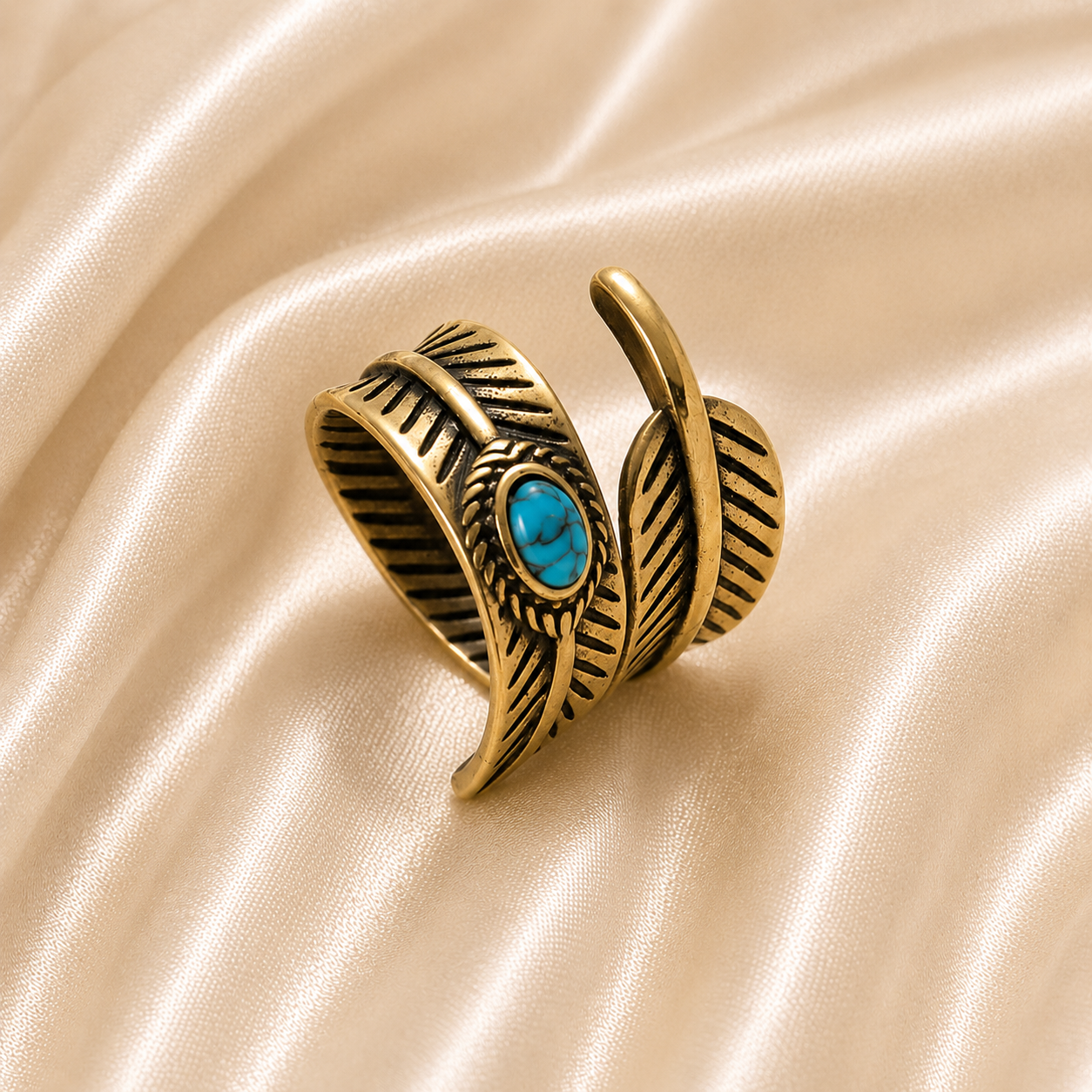 The "Pocahontas" Feather Ring
