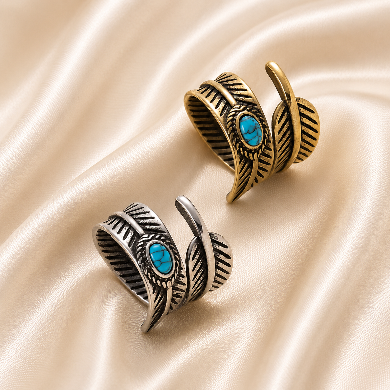 The "Pocahontas" Feather Ring